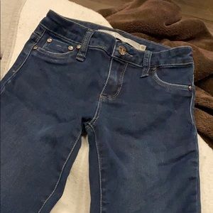 Tractor ripped denim jeans